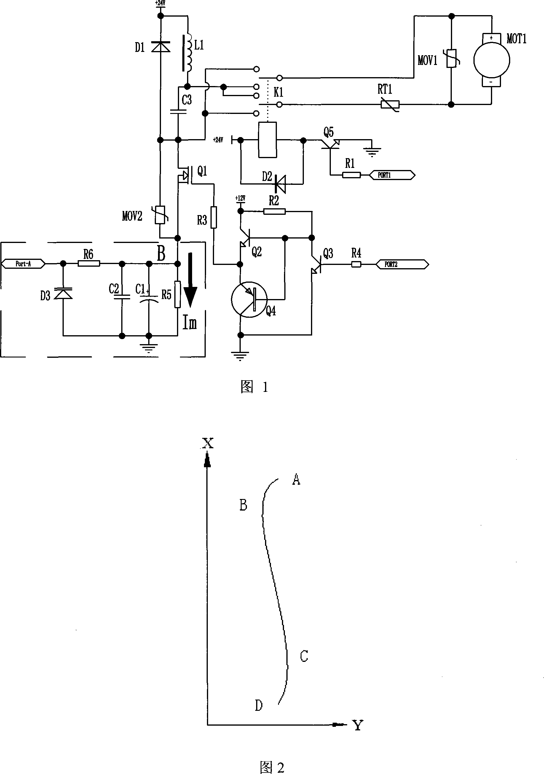 Human body back curve detecting method