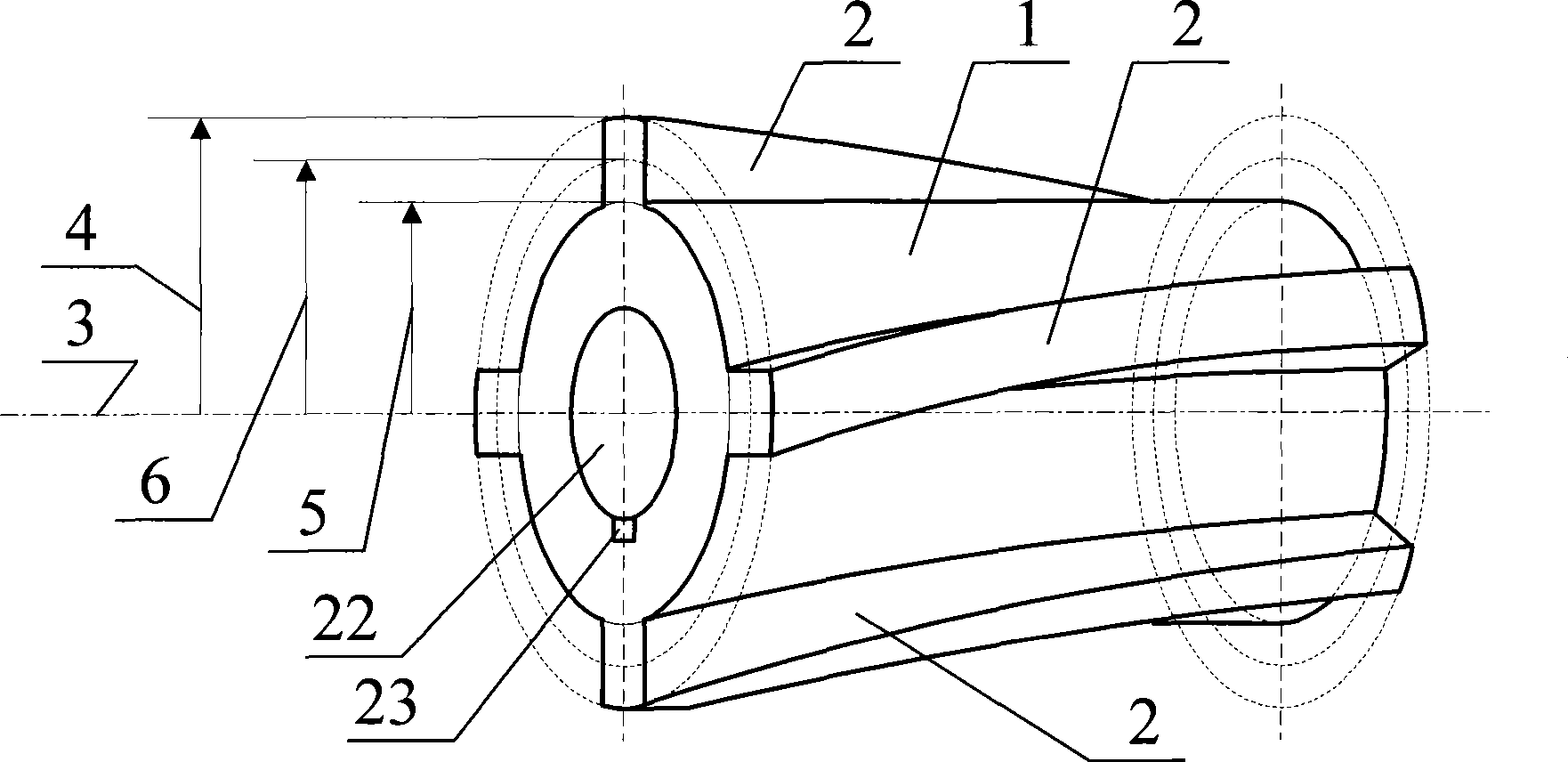 Self-wind cooled rotor low torque ripple magneto resistance genus motor