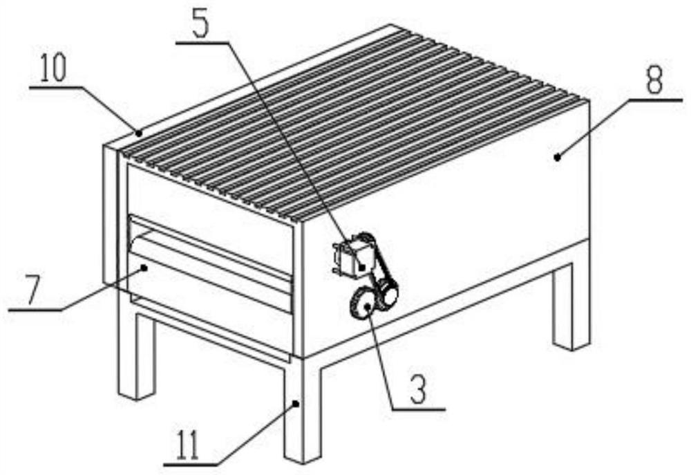 Raw material rapid drying device for log furniture production