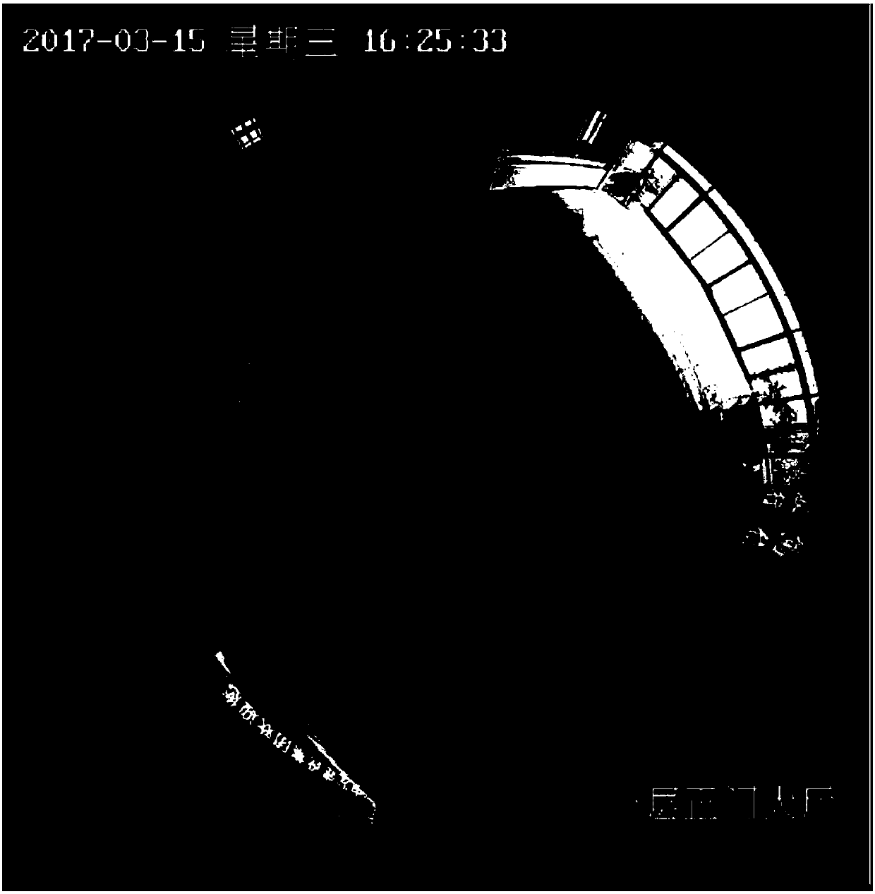 Calibration-free and convenient monocular lens fisheye image distortion correcting method