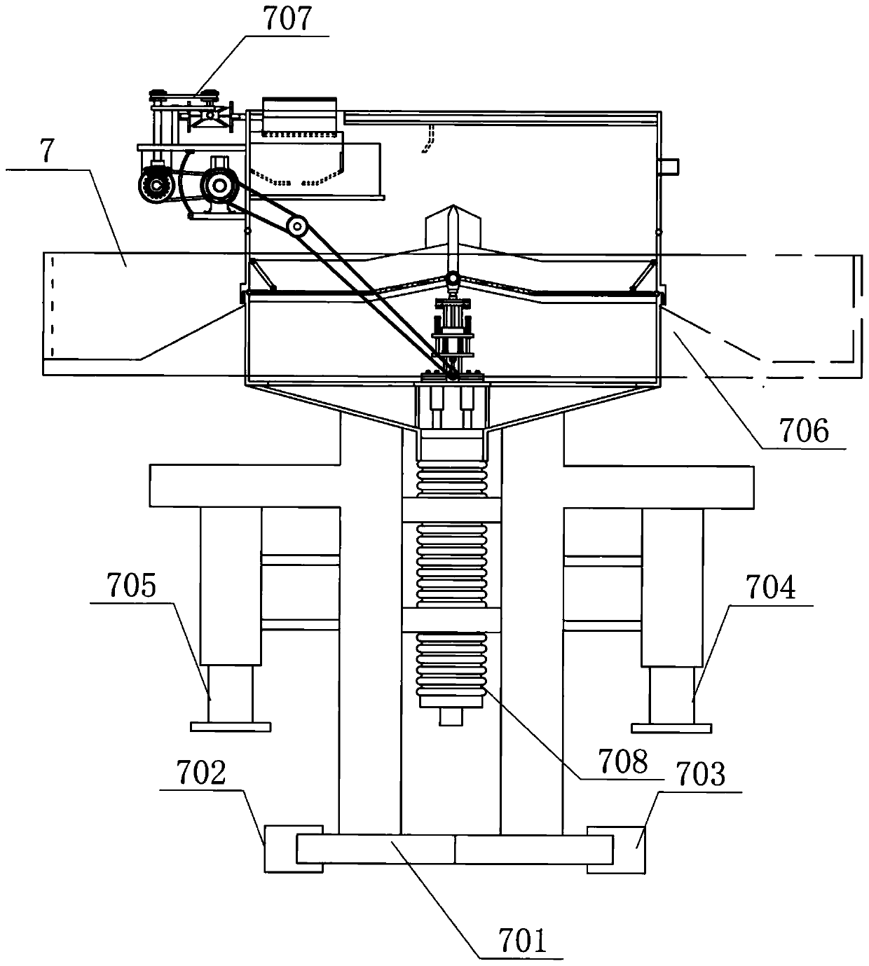 Municipal sludge recycling device