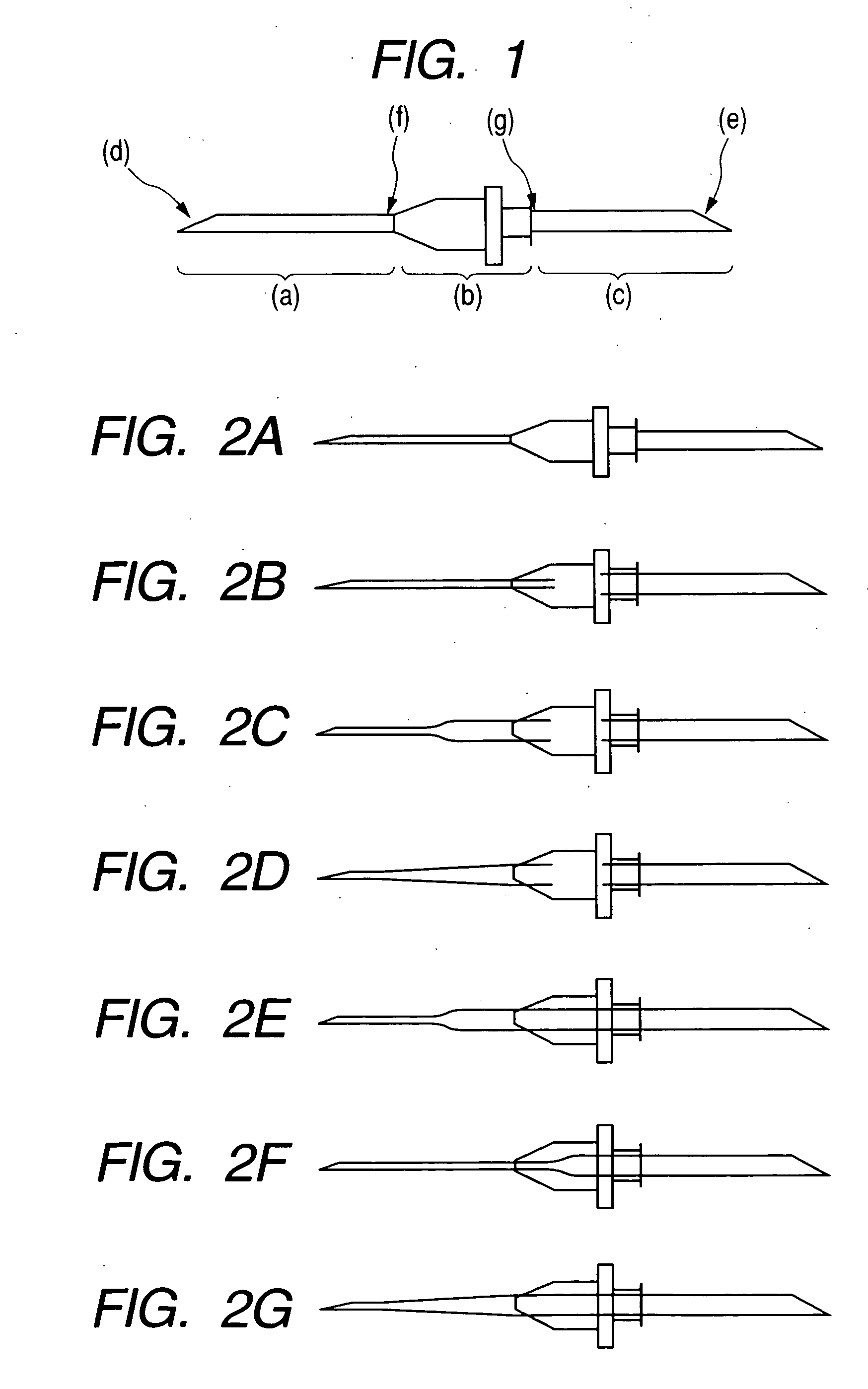 Blood collecting needle