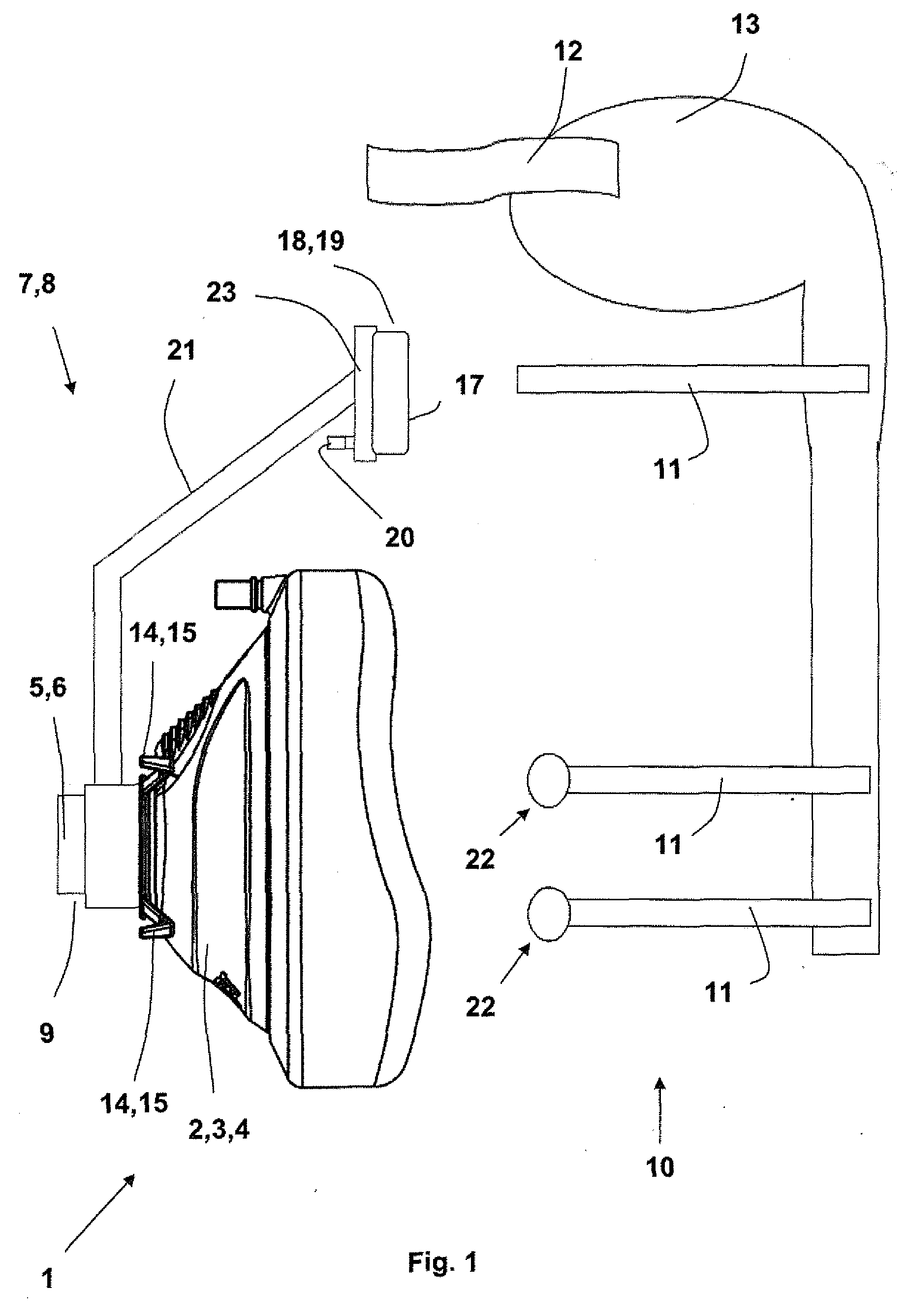 System for respirating patients