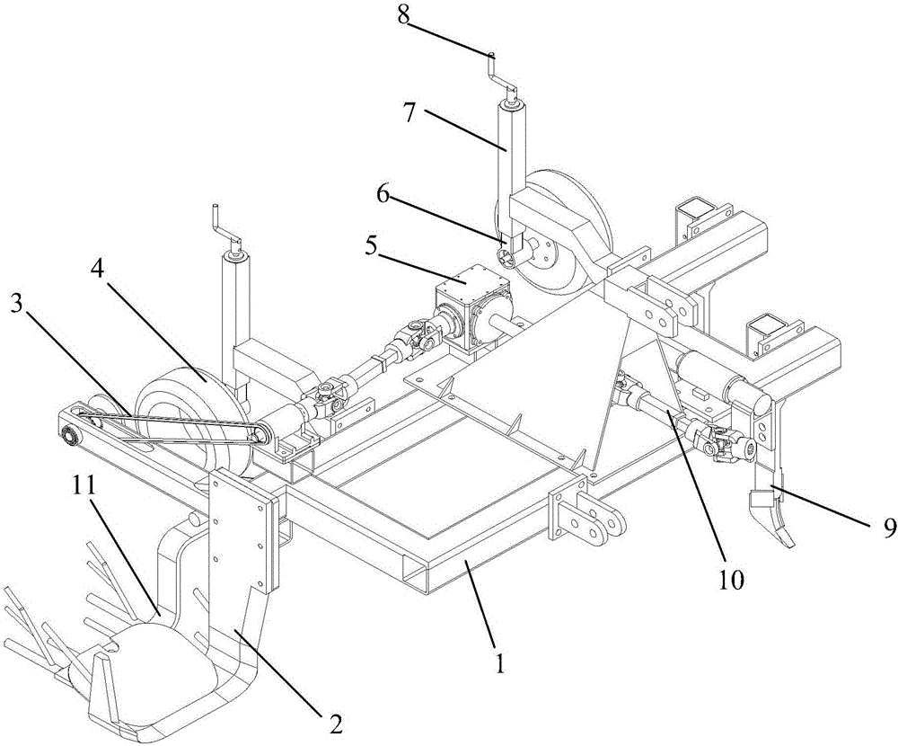 Orchard seedling lifting device