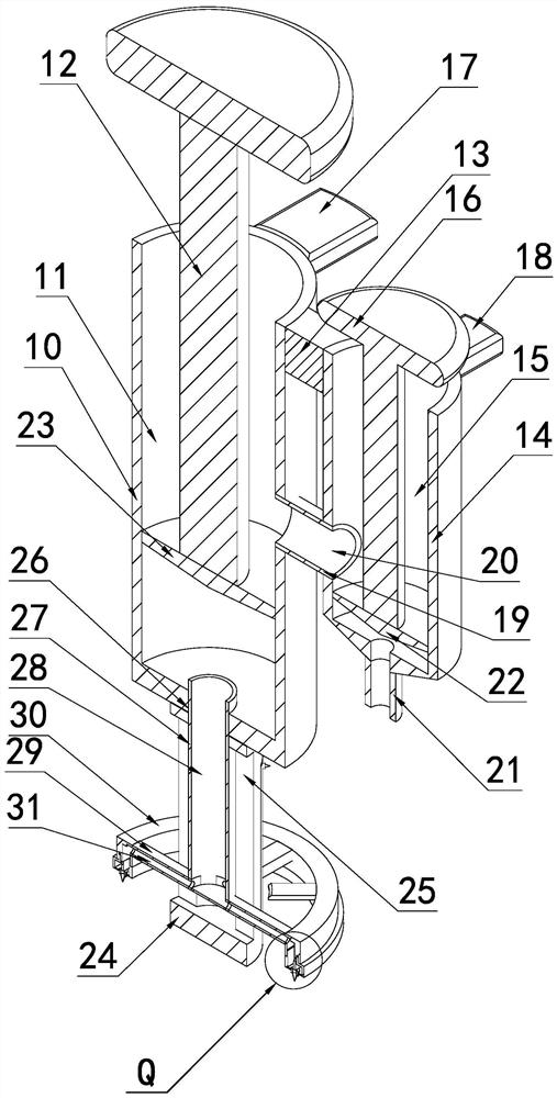 Multi-point adjustable anesthetic needle for anesthesiology department