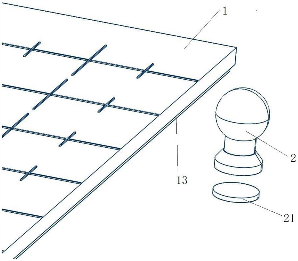 Mark point setting device for motion capture and repeated positioning system and method