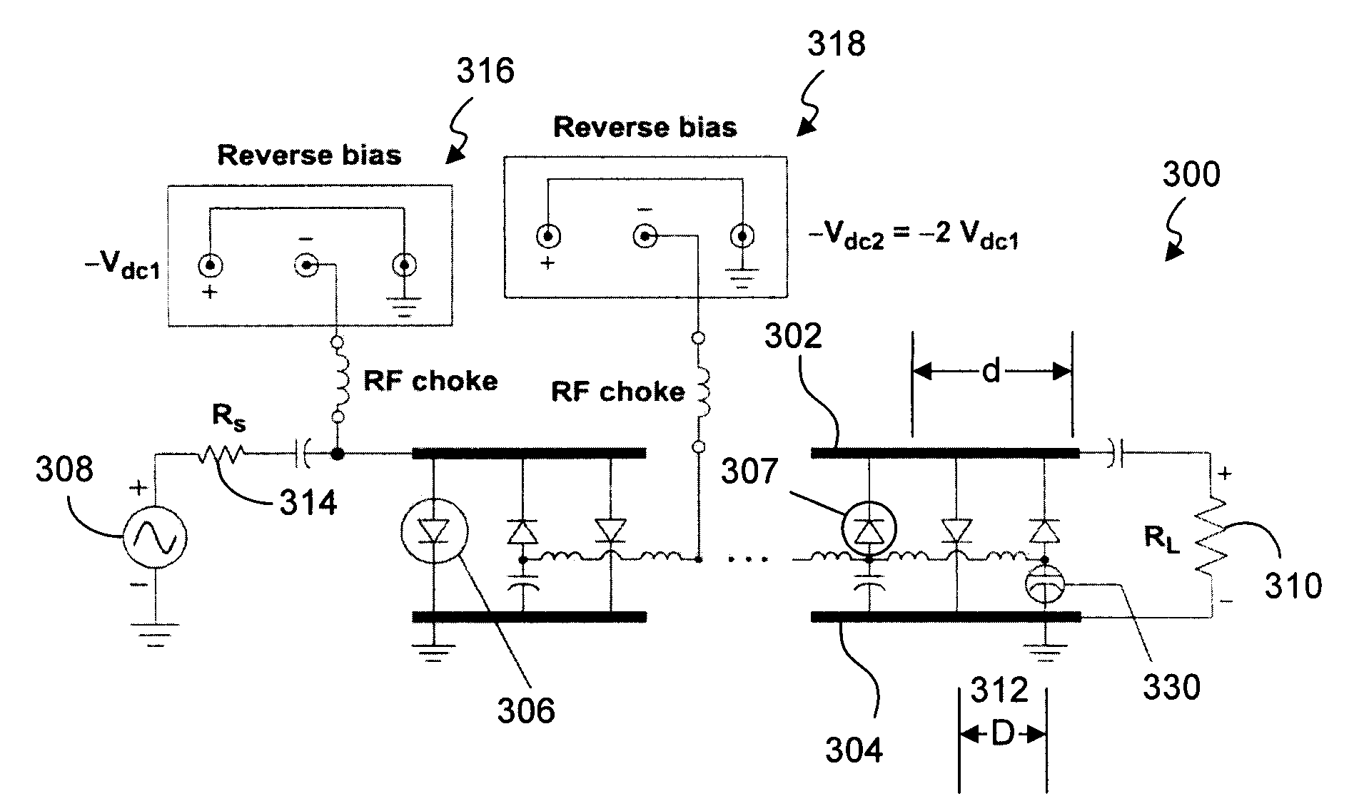 Interleaved non-linear transmission lines for simultaneous rise and fall time compression