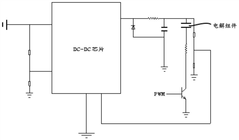 Electrolysis control circuit, disinfectant manufacturing device and electrolysis control method