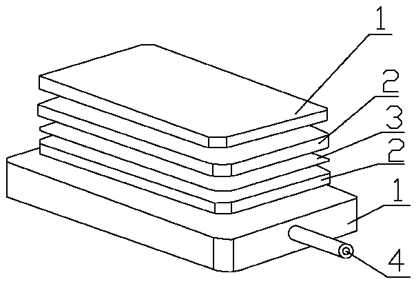 Pulse current assisting titanium-TiAl composite plate non-sheath rolling method