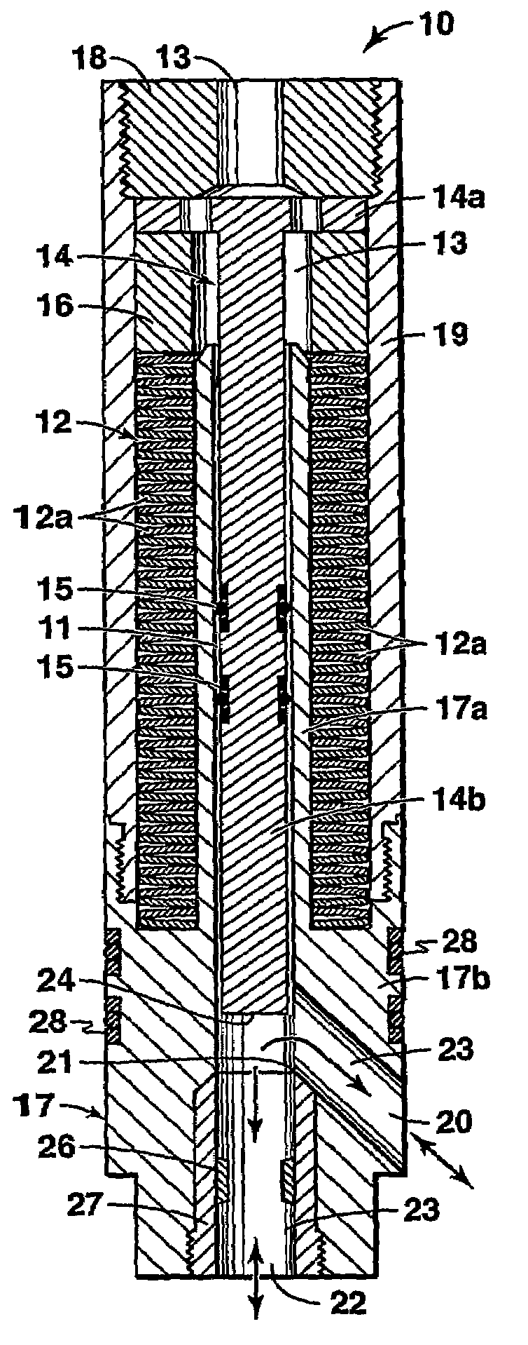 Slurry tolerant pilot operated relief valve