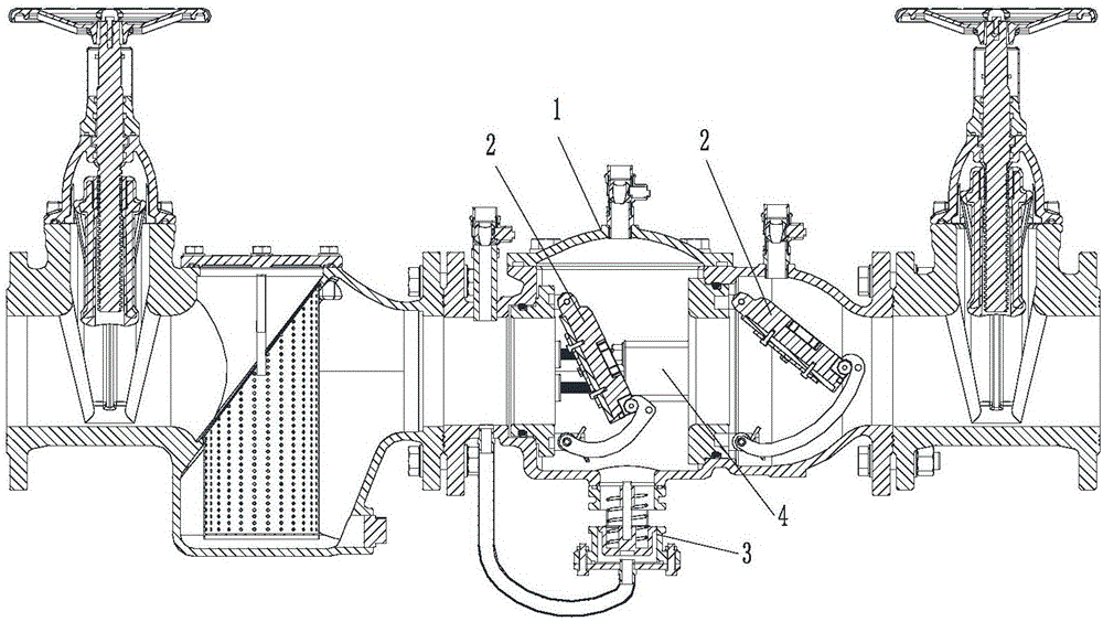 Reduced-pressure type backflow preventer