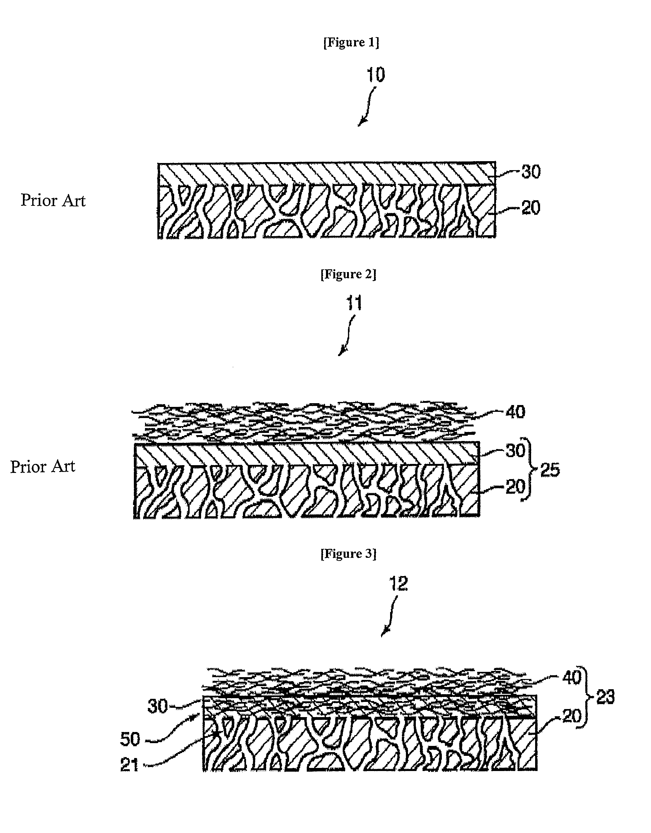 Membrane, method of making same and heat exchanger furnished with said membrane