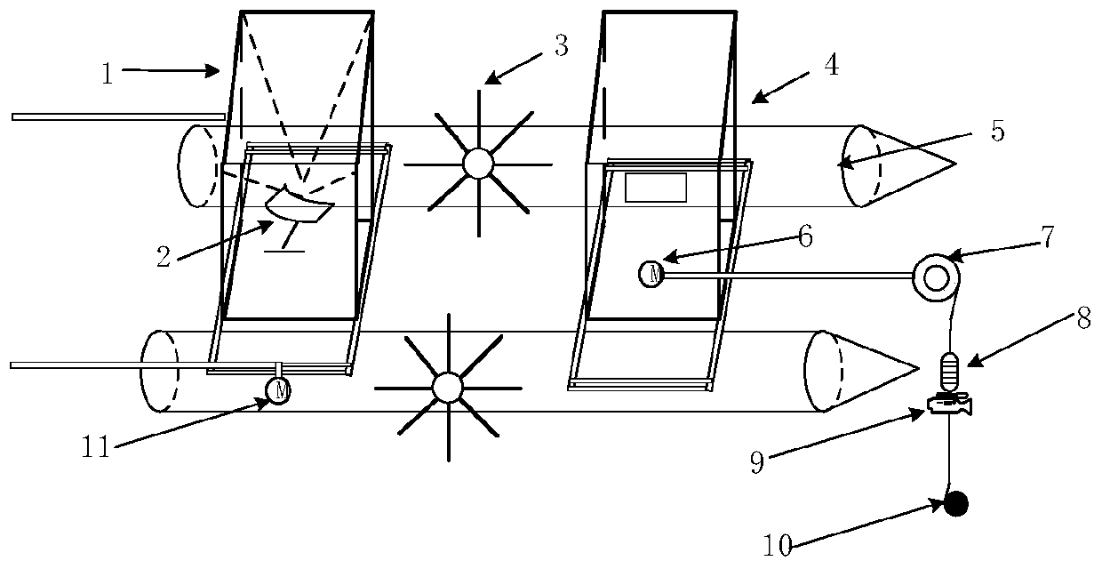 Automatic detection method for water quality parameters of large-area river crab aquaculture pond