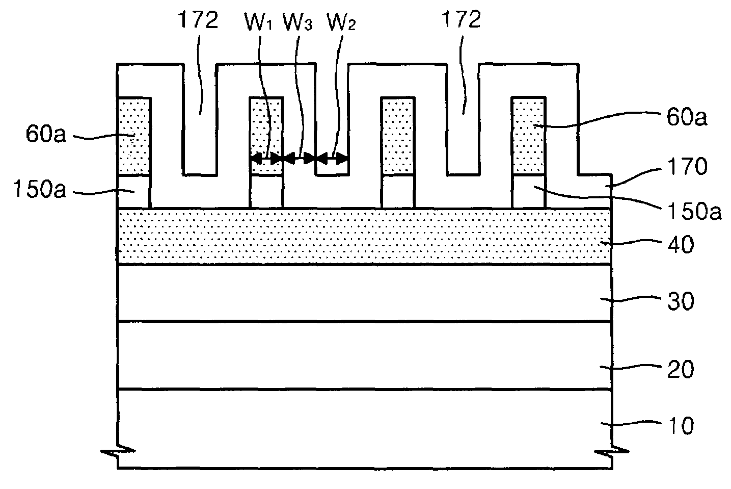 Method for forming hard mask patterns having a fine pitch and method for forming a semiconductor device using the same