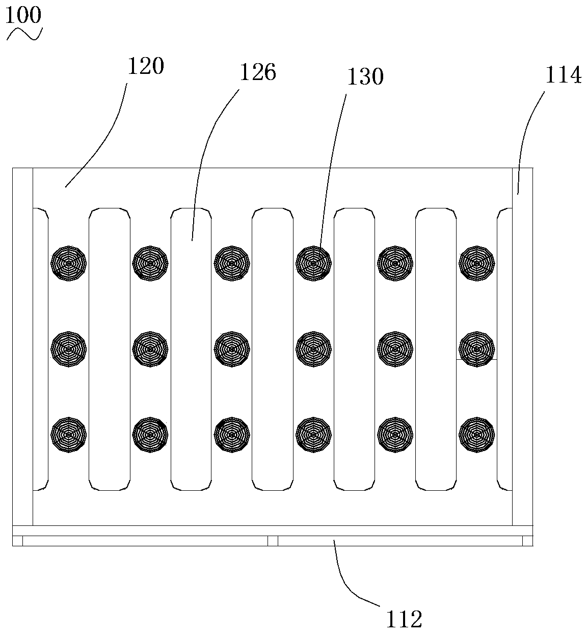 Device used for enhancing strength of tempered glass