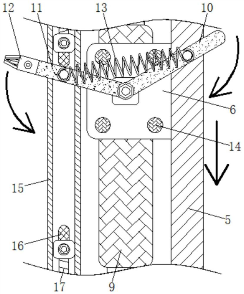 Efficient hardware mechanical workpiece paint spraying device capable of uniformly spraying paint