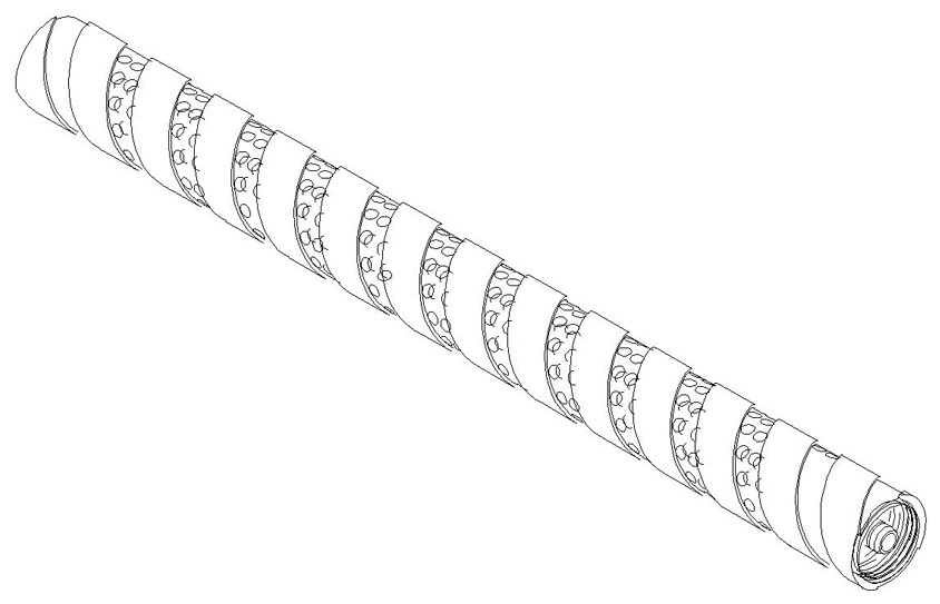 Outburst coal seam hole protecting and pressure relief combined drilling tool and use method thereof