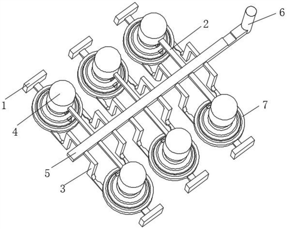 V-method casting system for solving pore problem by using overflow riser