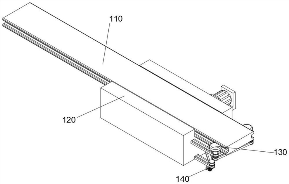 Height-adjustable indoor basketball stand installation equipment based on sliding rail