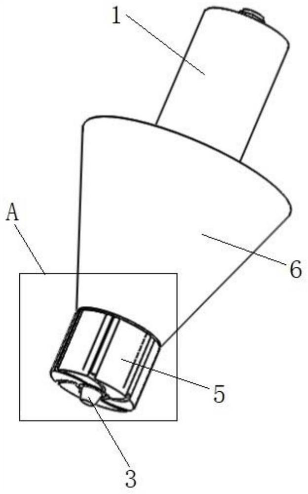 Local reducing stirring head