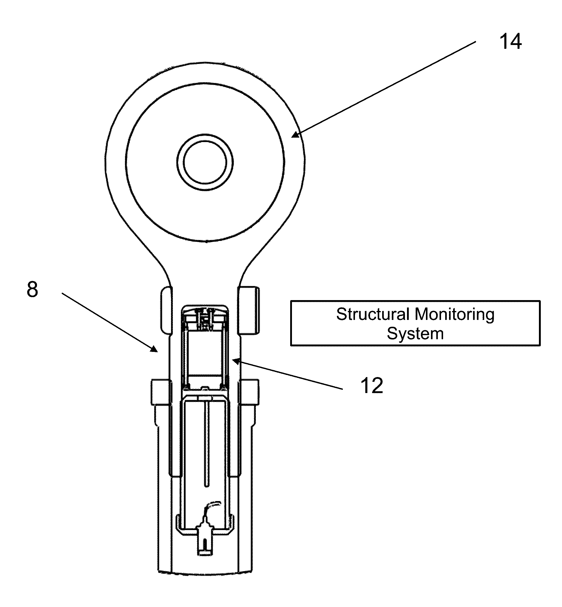 Internal structural monitoring system