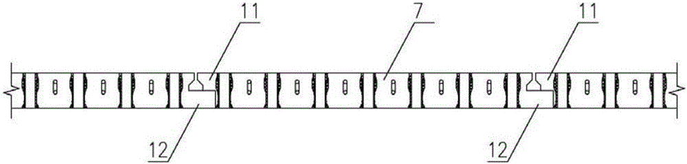 Anti-floating filter plate of upward flow suspension filter material filter pool and preparation and installation method thereof