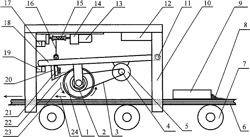 Conveyer belt multi-pole magnetic roller asynchronous demagnetizing device