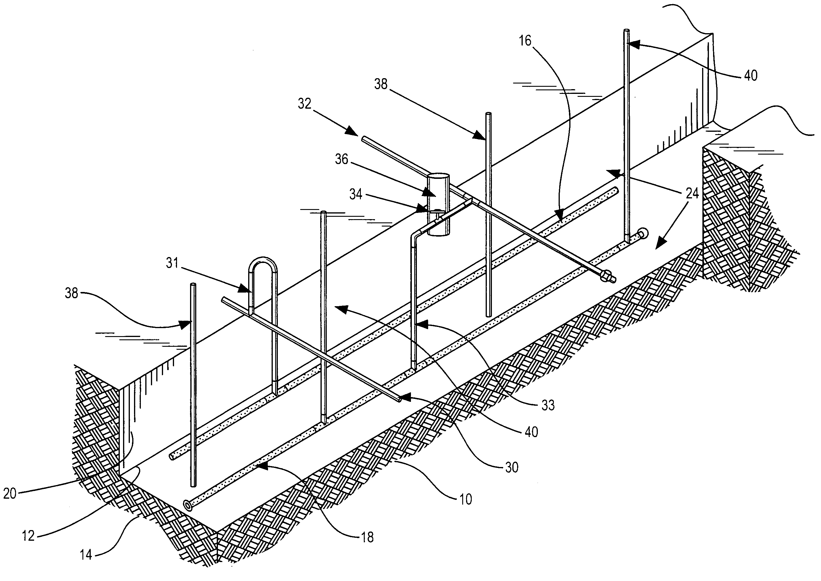 Infiltration and gas recovery systems for landfill bioreactors