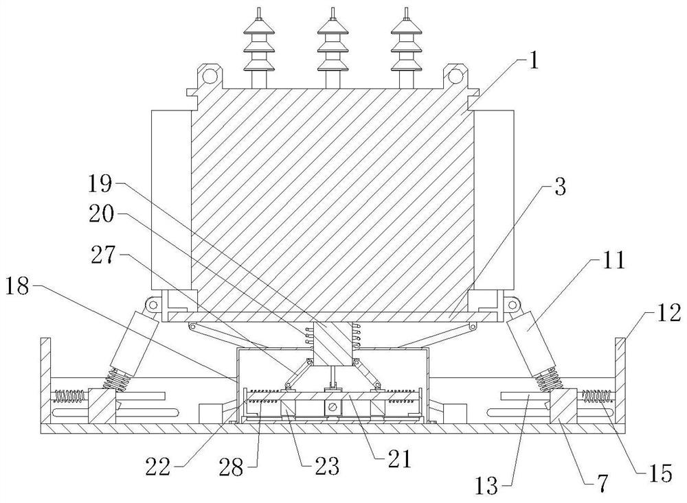 Shock absorption and noise reduction tool for amorphous alloy transformer