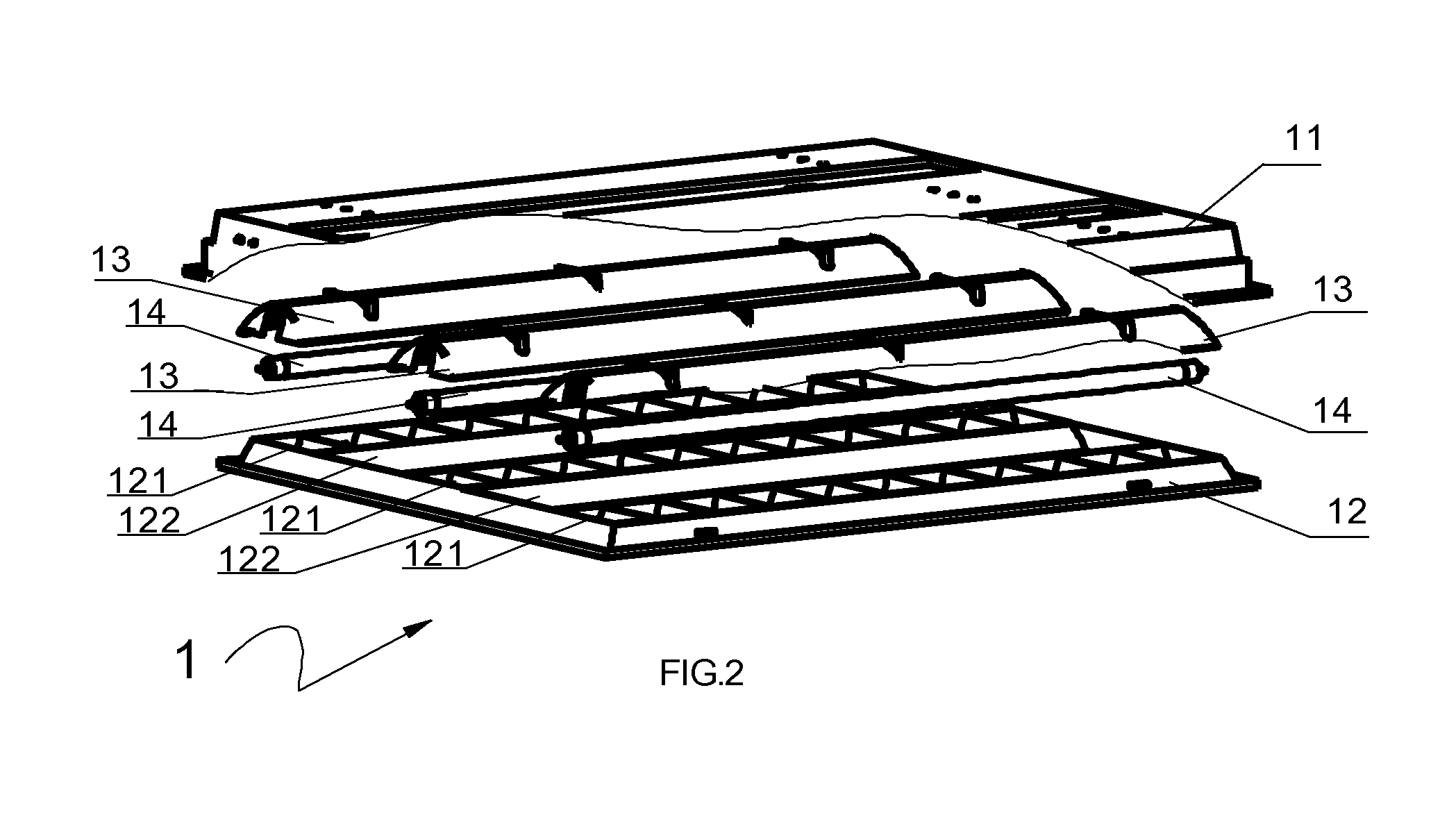 High Efficiency Grid Troffer