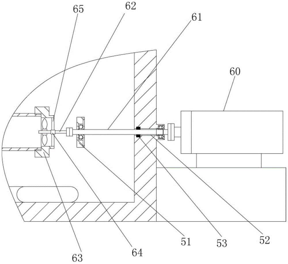 A hanging frame type loose fiber dyeing machine