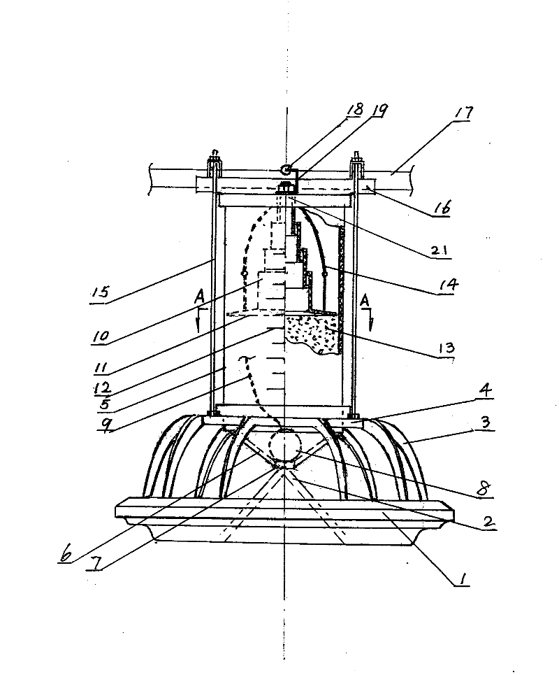 Breeding hen quantitative feeding device