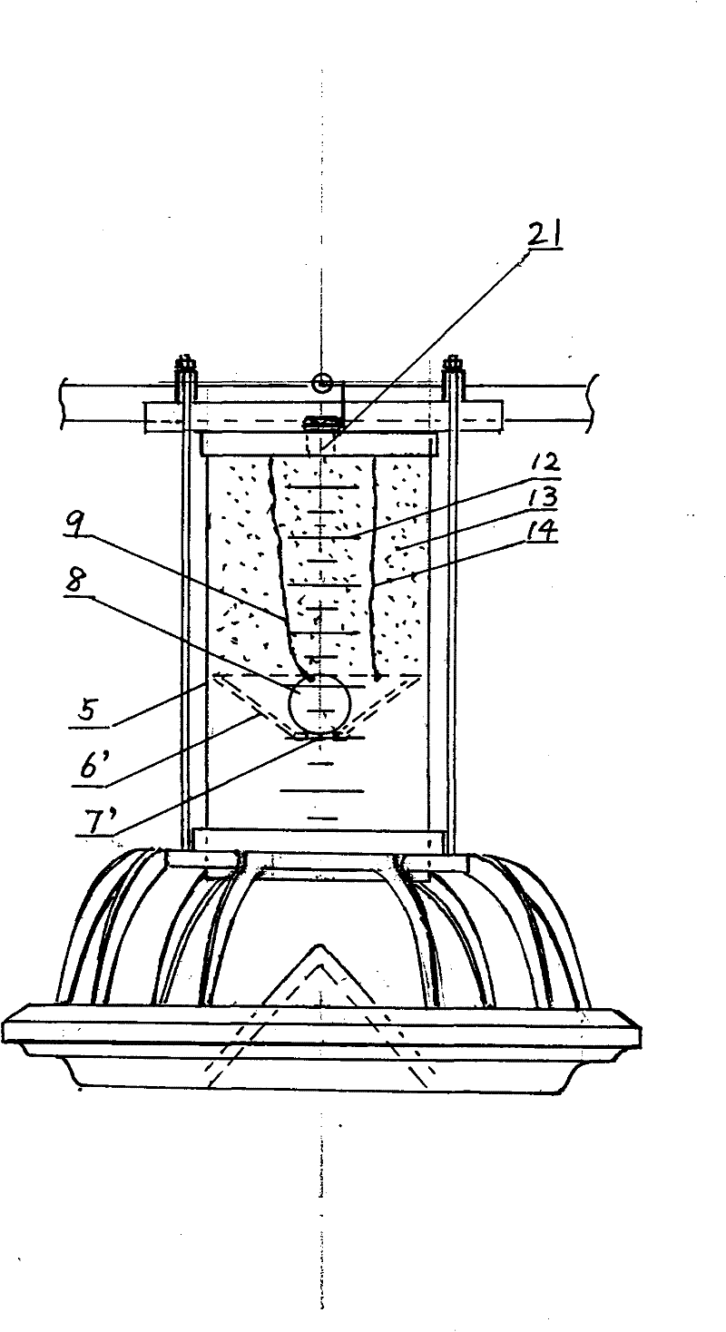 Breeding hen quantitative feeding device