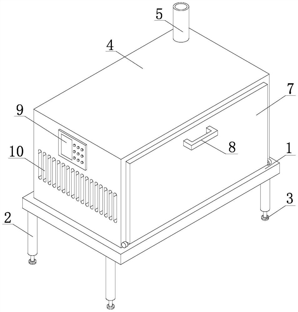 Heat treatment processing device for high-quality carbon steel