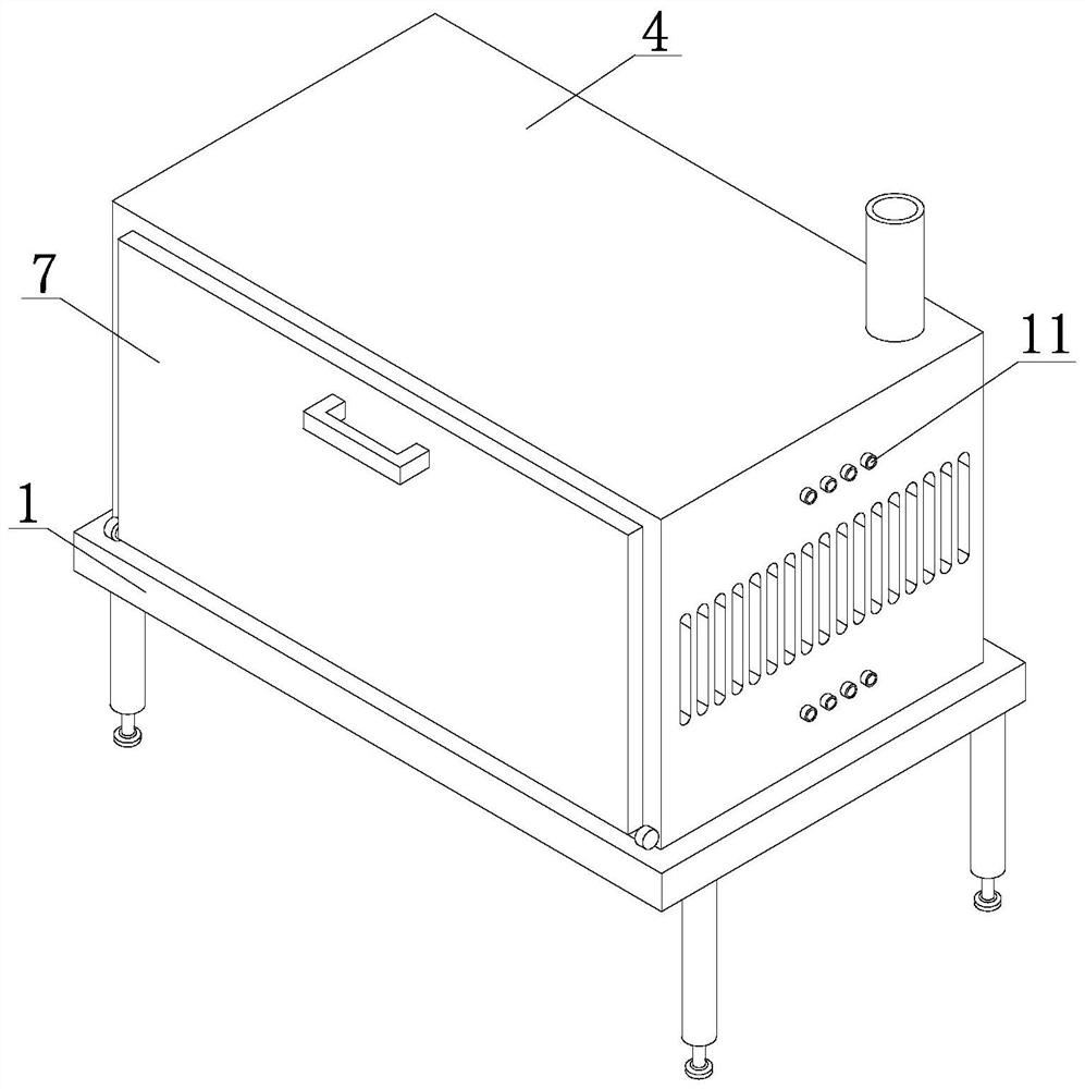 Heat treatment processing device for high-quality carbon steel