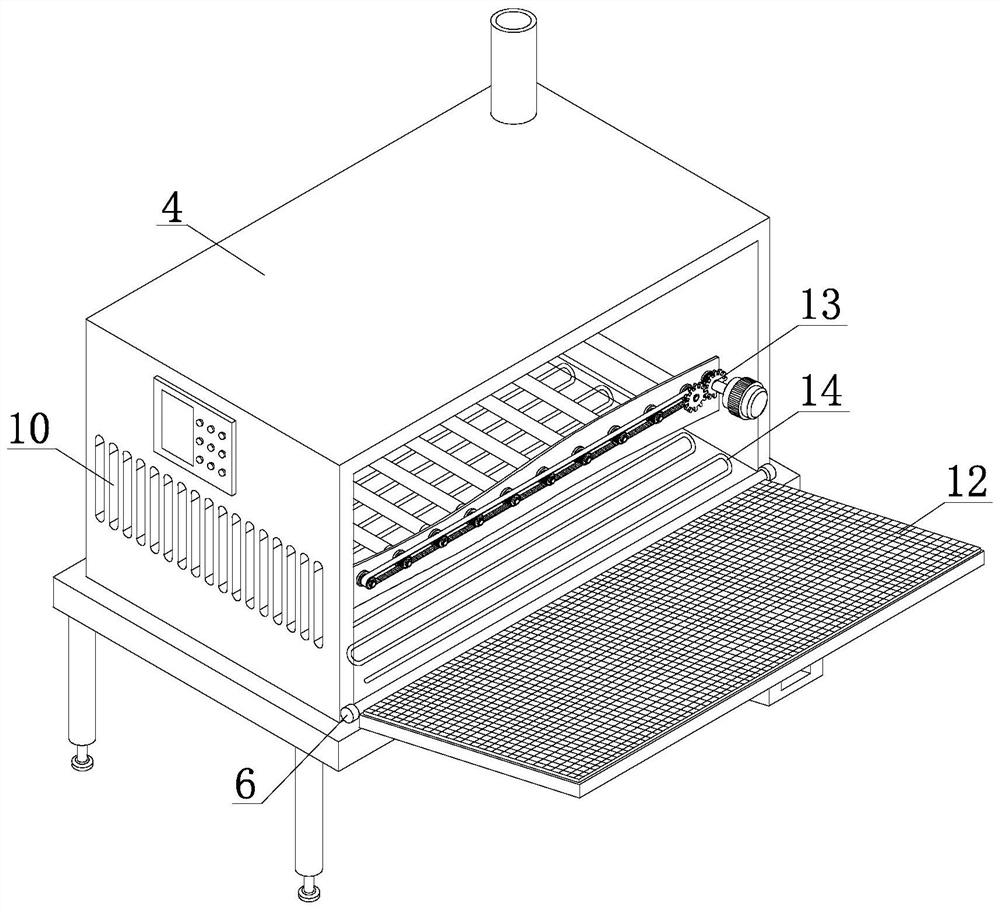 Heat treatment processing device for high-quality carbon steel