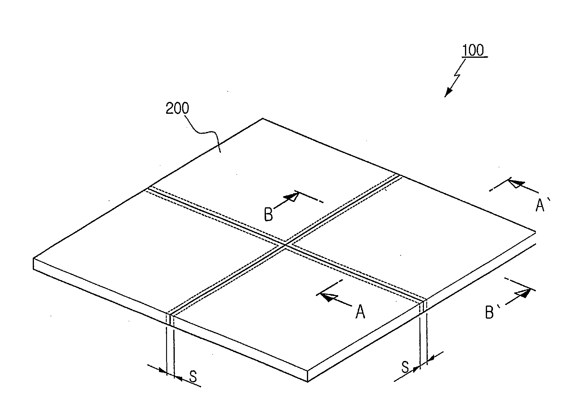 Plasma display panel for multi-screen and fabricating method for the same