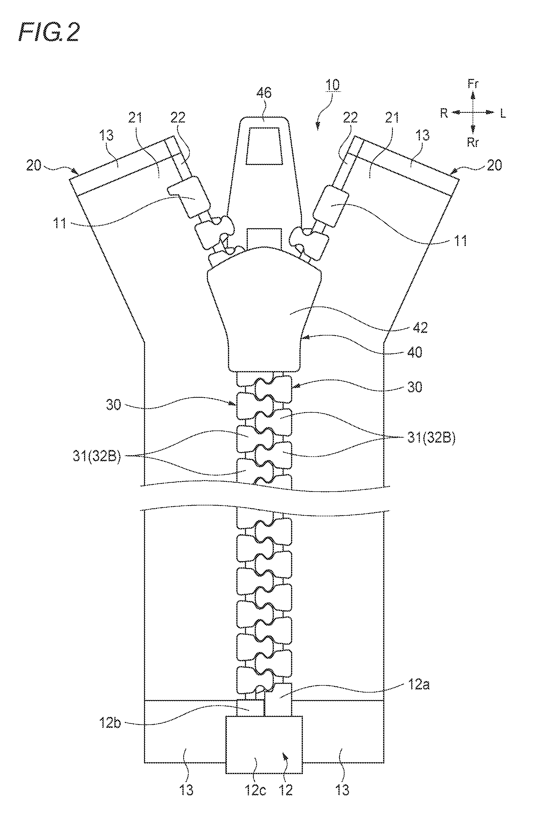 Liquid-tight slide fastener