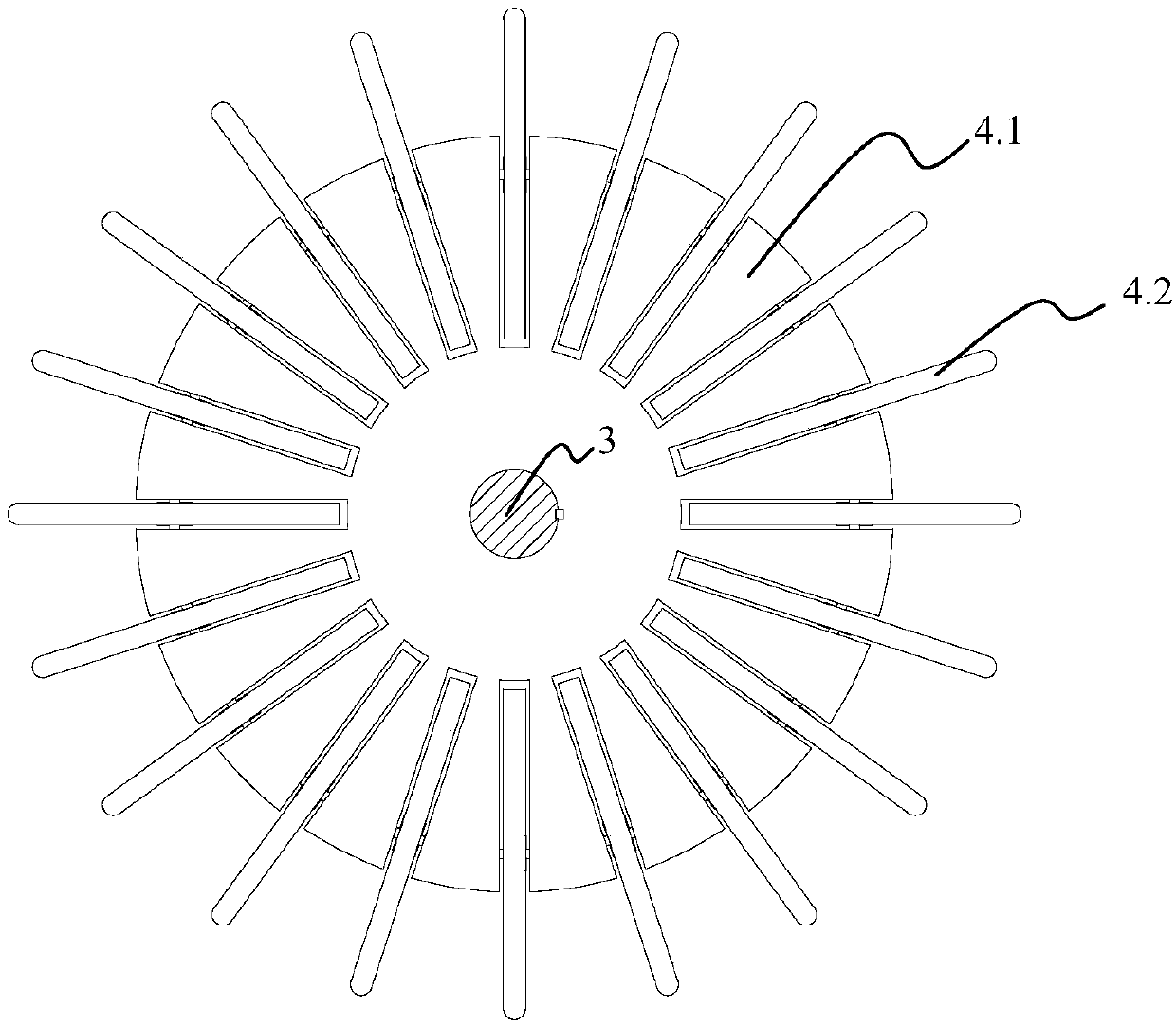 A kind of thermometer batch shaking equipment