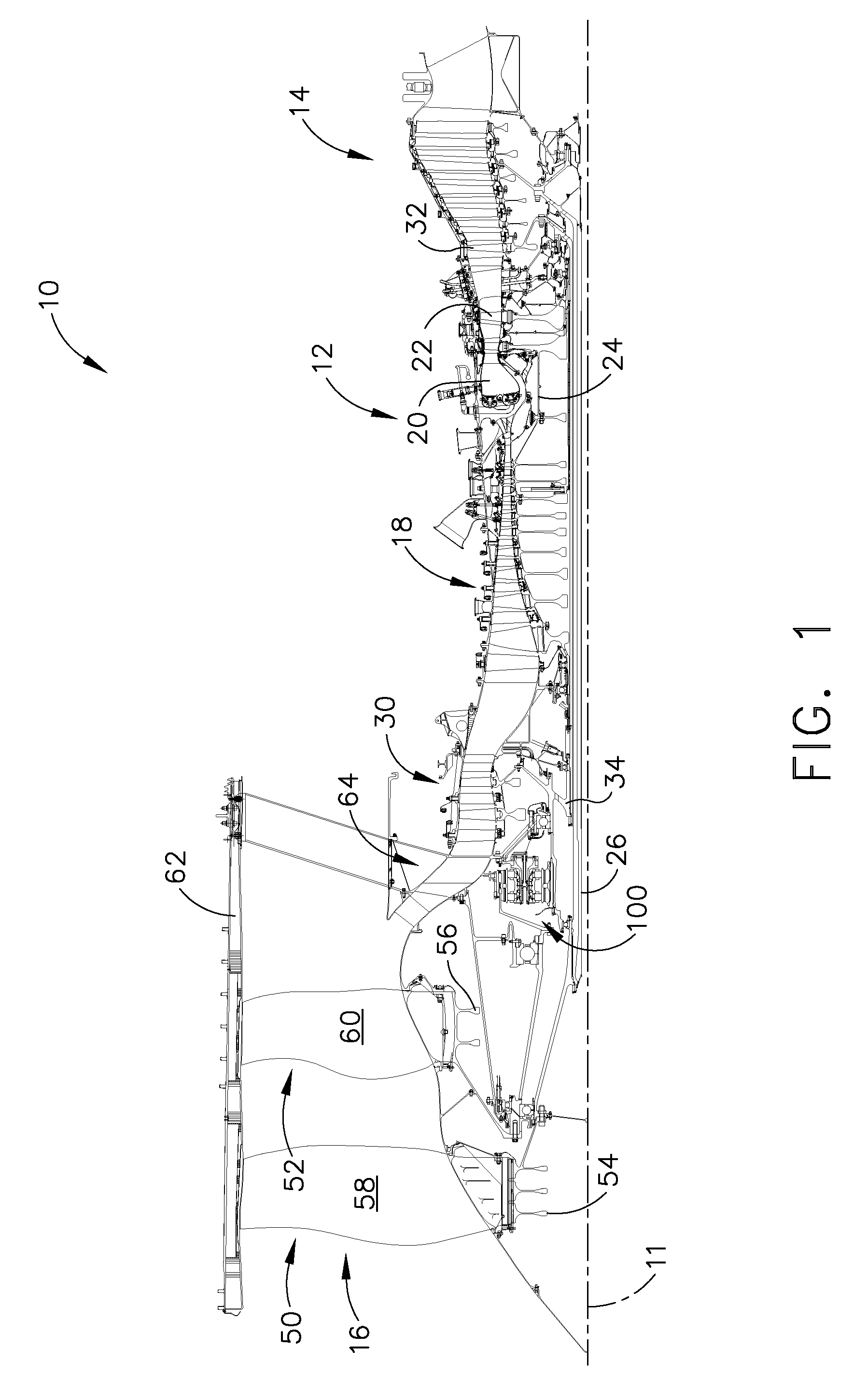 Turbofan engine assembly and method of assembling same