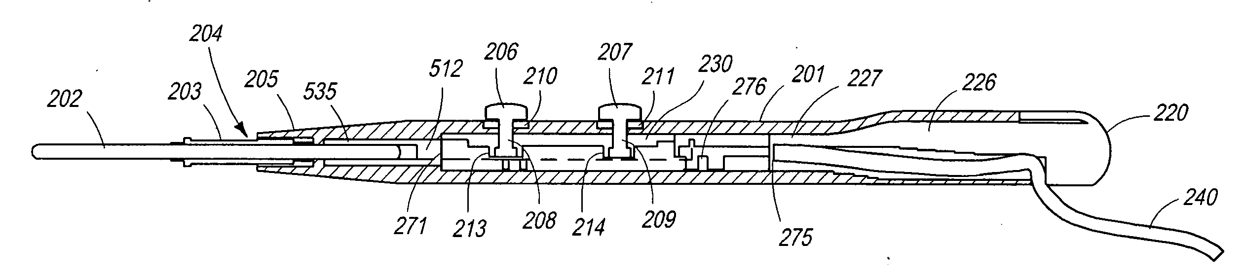 Electrosurgical pencil switch,circuitry, and method of assembly