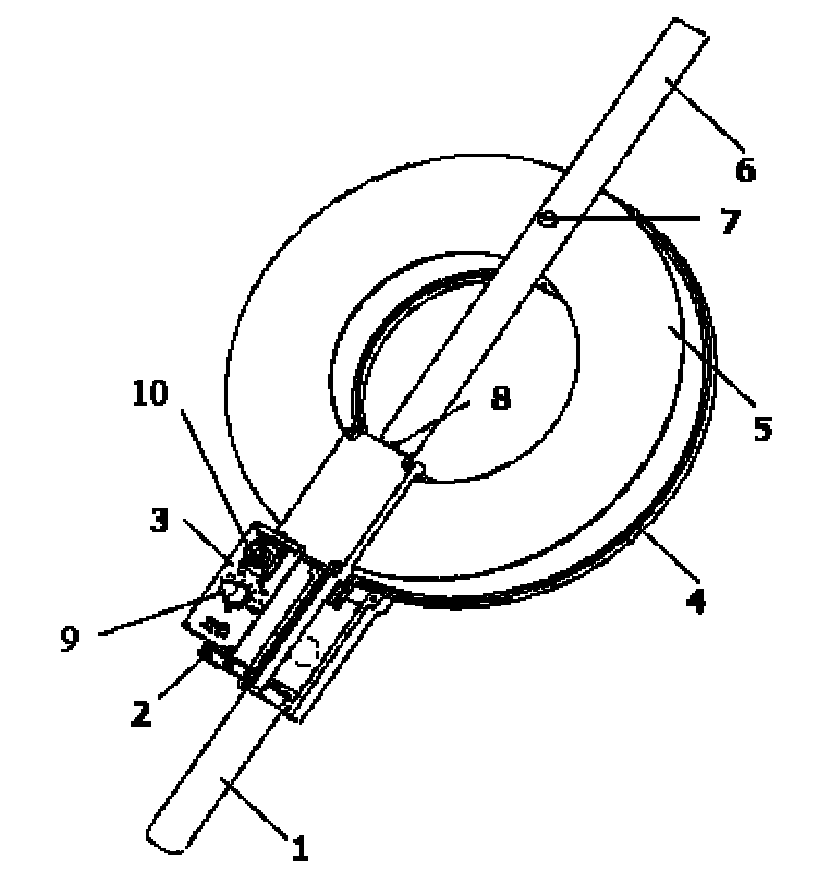 Broadband high-gain magnetic field annular test antenna based on resonance principle and design method