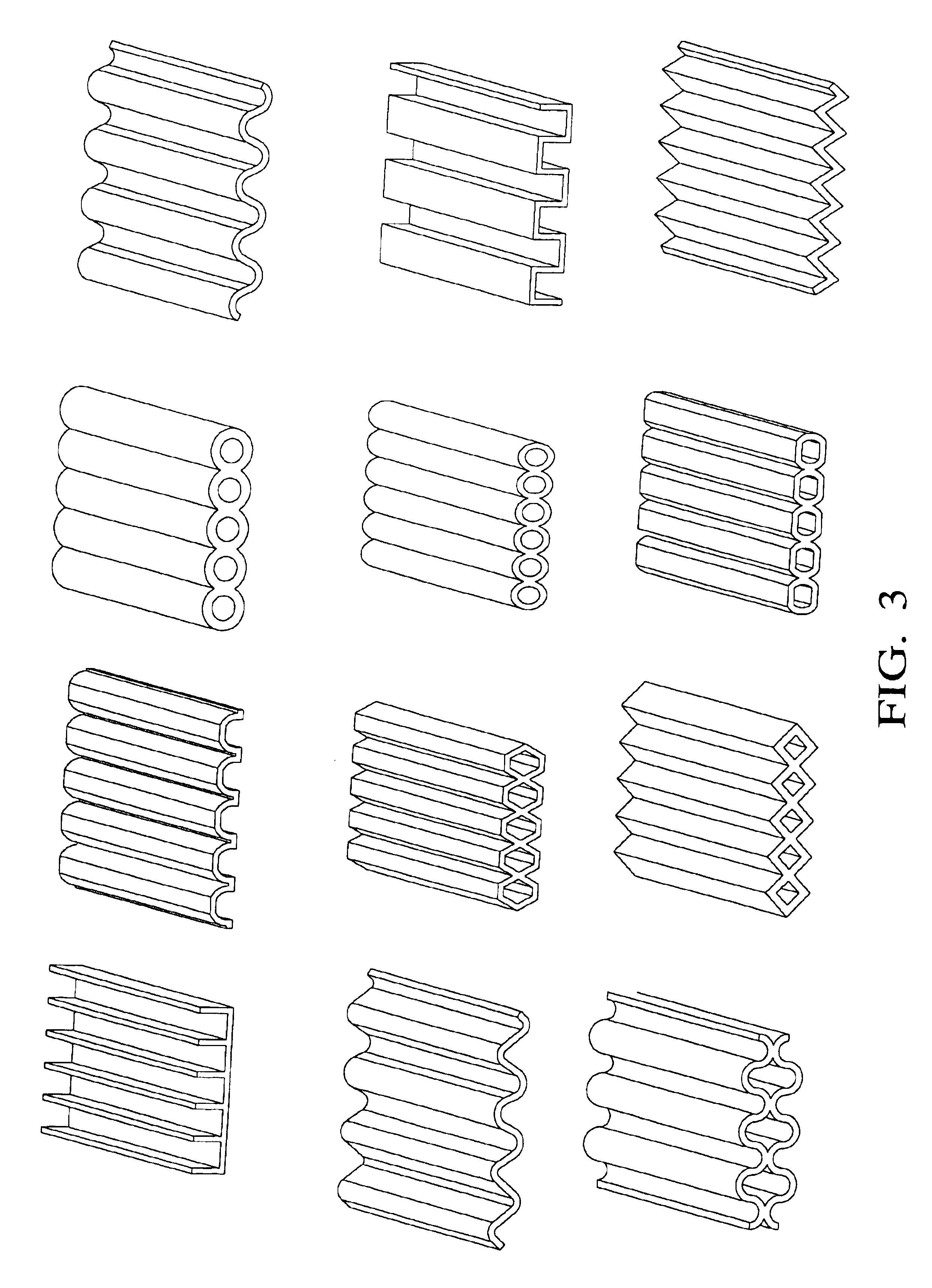 Contoured crushable composite structural members and methods for making the same