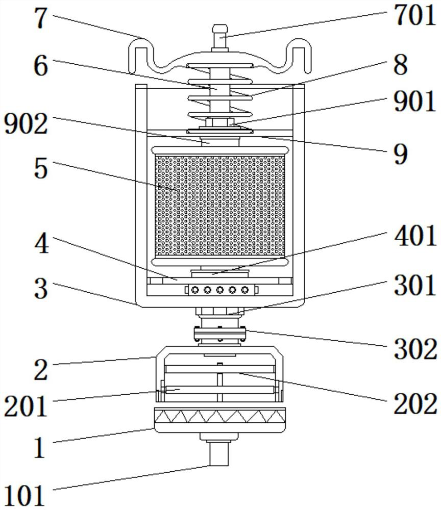 High-durability automobile fuel filter