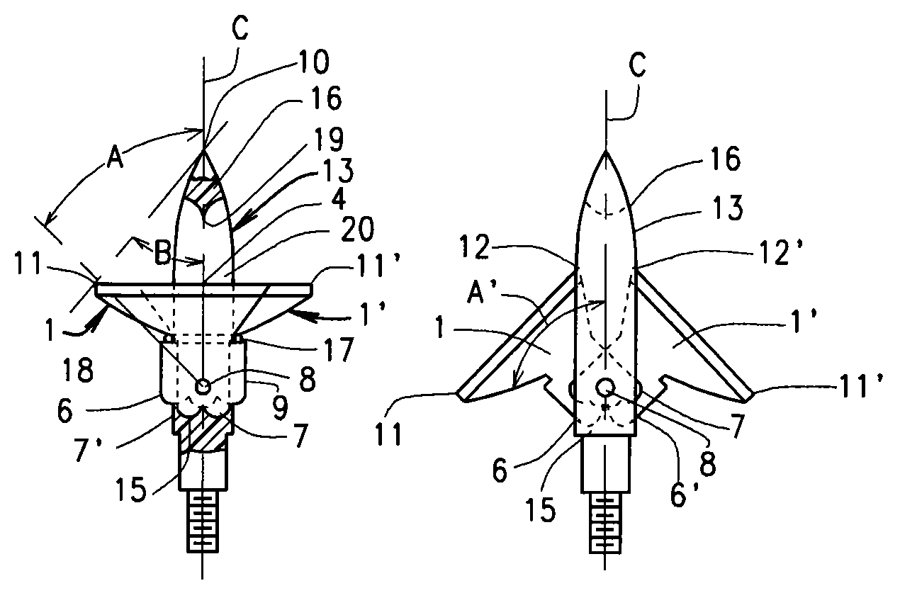 Multi-bladed expandable broadhead