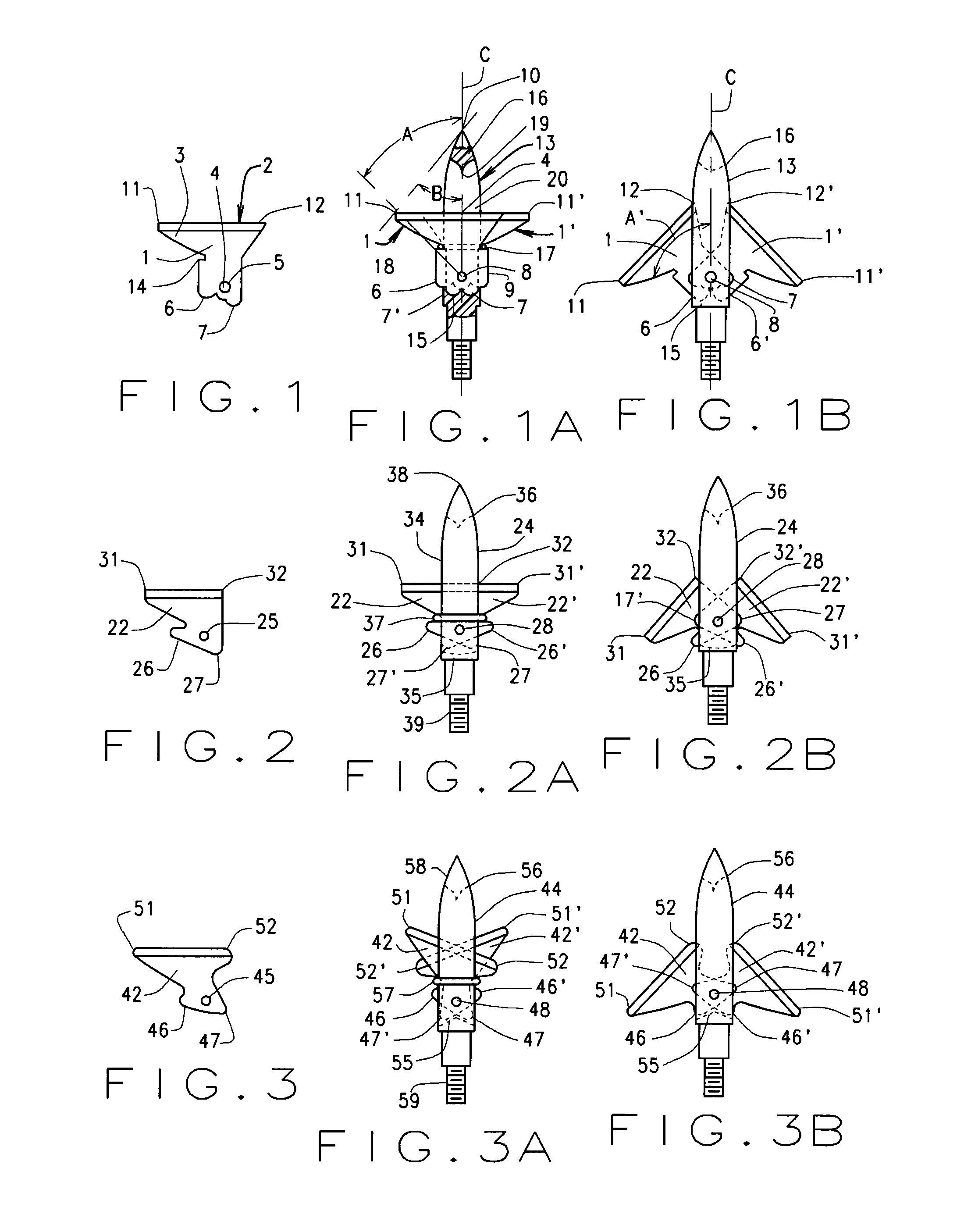 Multi-bladed expandable broadhead