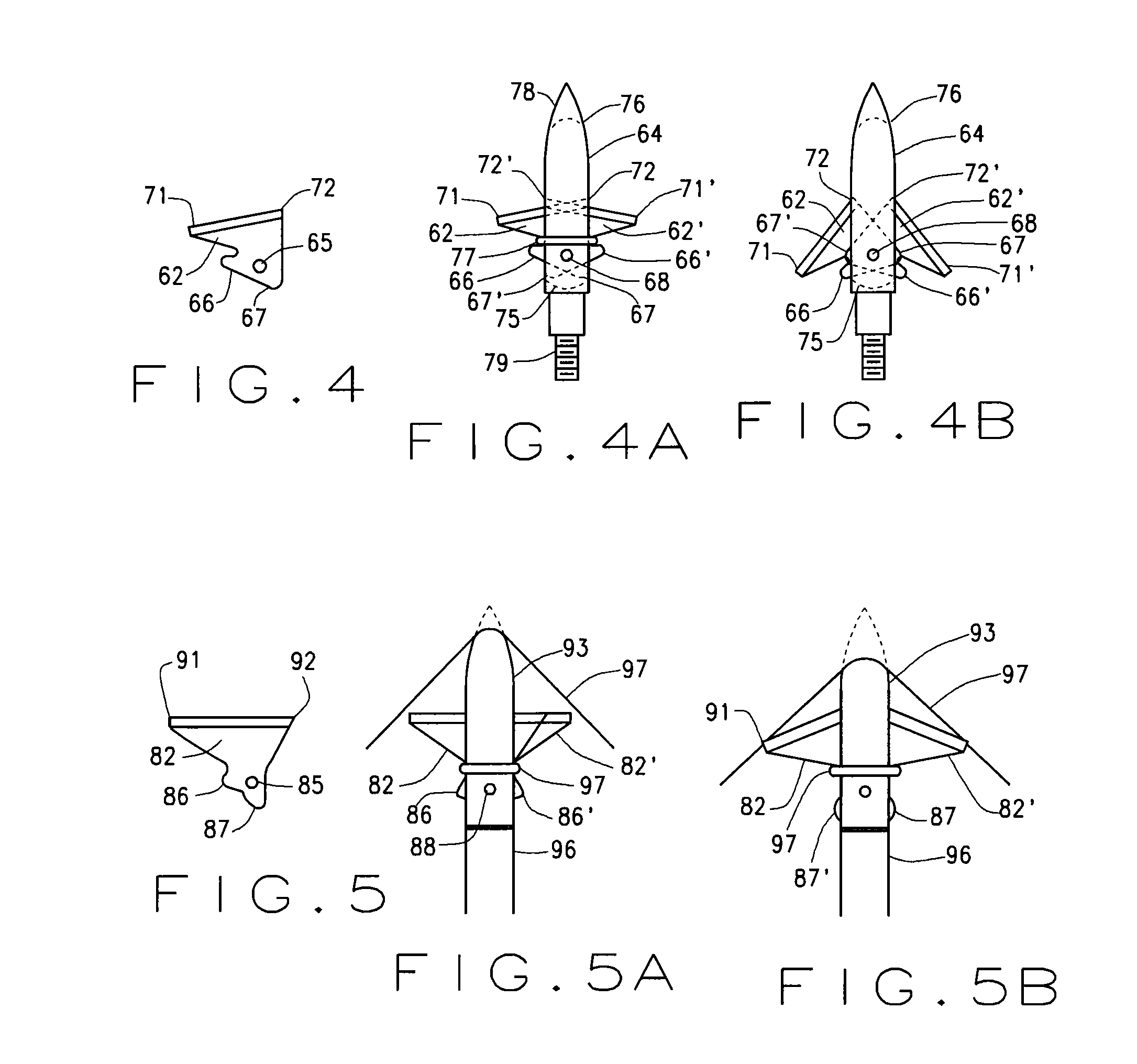 Multi-bladed expandable broadhead