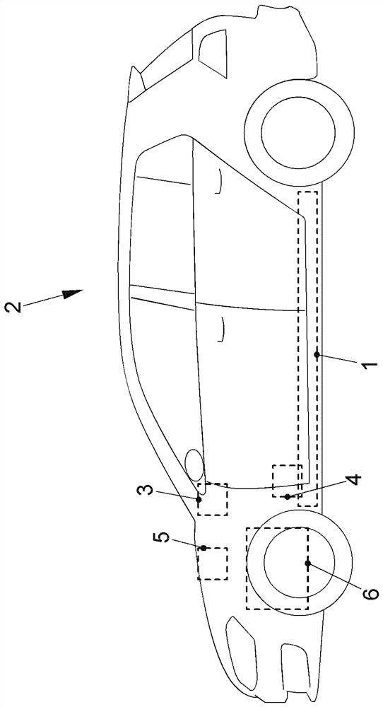 Charging duration prediction of high-voltage battery and motor vehicle