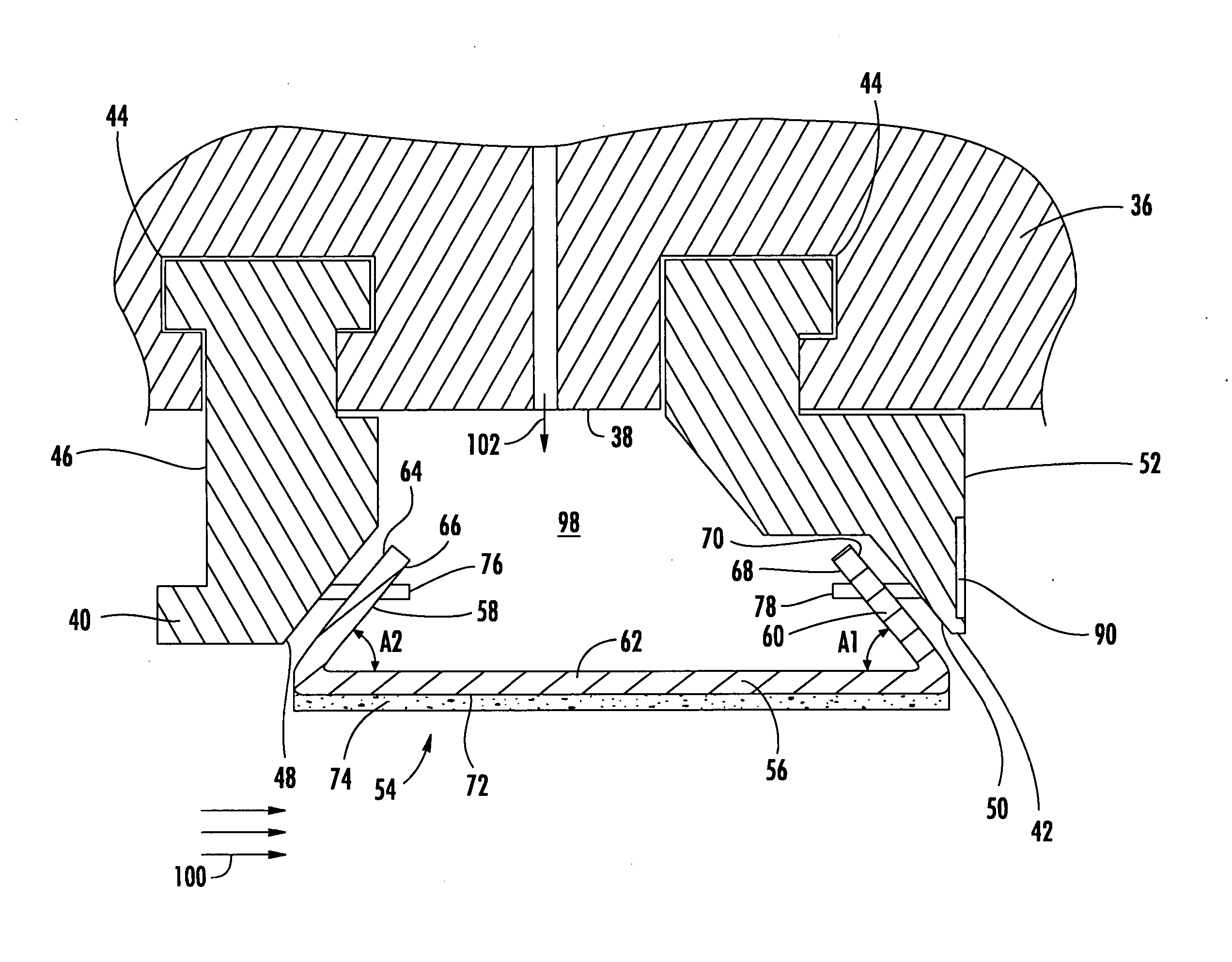 Ring seal system with reduced cooling requirements