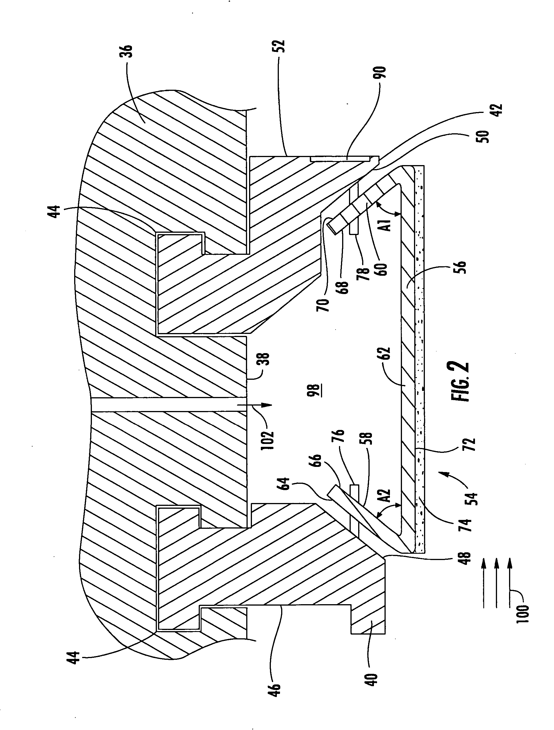 Ring seal system with reduced cooling requirements